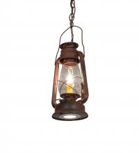 Meyda Green 216486 - 7" Wide Miners Lantern Mini Pendant