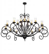 Meyda Green 217145 - 72" Wide Sienna 18 Light Chandelier