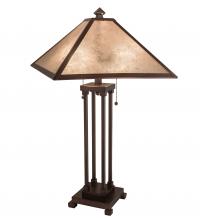 Meyda Green 218345 - 28" High Mission Prime Table Lamp