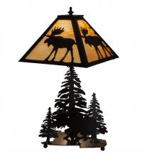 Meyda Green 219733 - 21" High Moose on the Loose Table Lamp