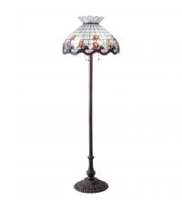 Meyda Green 228096 - 62" High Roseborder Floor Lamp