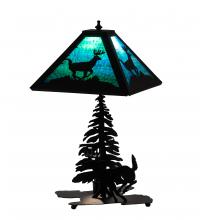Meyda Green 228148 - 21" High Lone Deer Table Lamp