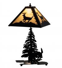 Meyda Green 228149 - 21" High Lone Deer Table Lamp