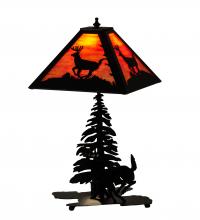 Meyda Green 228151 - 21" High Lone Deer Table Lamp