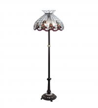 Meyda Green 228519 - 62" High Roseborder Floor Lamp