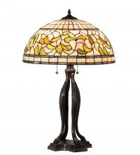 Meyda Green 229126 - 30" High Tiffany Turning Leaf Table Lamp
