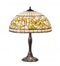 Meyda Green 232800 - 26" High Tiffany Turning Leaf Table Lamp