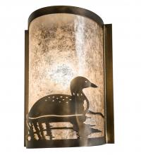 Meyda Green 235602 - 8" Wide Loon Right Wall Sconce