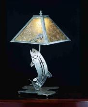 Meyda Green 24231 - 21" High Leaping Trout Table Lamp