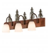 Meyda Green 249424 - 24"Wide Tall Pines 3 Light Vanity Light