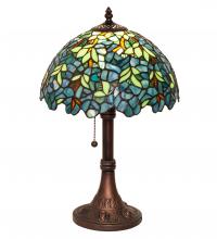 Meyda Green 251088 - 17" High Nightfall Wisteria Table Lamp