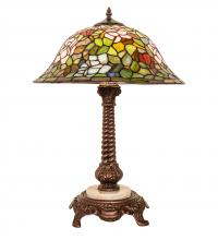 Meyda Green 251920 - 23" High Tiffany Rosebush Table Lamp