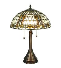 Meyda Green 27031 - 22.5"H Fleur-de-lis Table Lamp