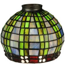 Meyda Green 27405 - 7"W Jeweled Basket Shade
