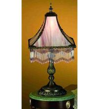 Meyda Green 28405 - 21" High Victoria Fringed Table Lamp