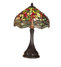Meyda Green 28460 - 18"H Tiffany Hanginghead Dragonfly Accent Lamp