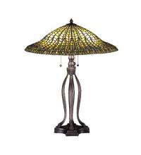 Meyda Green 29385 - 31"H Tiffany Lotus Leaf Table Lamp