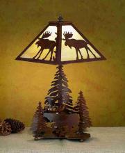 Meyda Green 29575 - 21"H Lone Moose Table Lamp