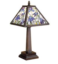 Meyda Green 30886 - 19"H Mosaic Iris Accent Lamp
