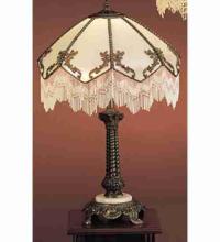 Meyda Green 31313 - 30" High Regina Fringed Table Lamp