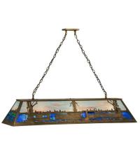 Meyda Green 31657 - 60" Long Train Oblong Pendant