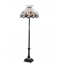 Meyda Green 37715 - 62" High Roseborder Floor Lamp