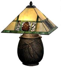 Meyda Green 67850 - 20" High Pinecone Ridge Table Lamp