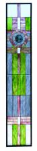 Meyda Green 72445 - 15.25"W X 83.75"H Maxfield Parrish Custom Stained Glass Window