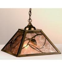 Meyda Green 76316 - 16"Sq Whispering Pines Pendant