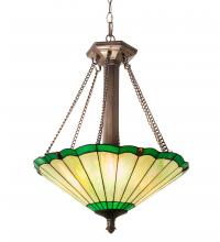 Meyda Green 77696 - 17" Wide Caprice Inverted Pendant