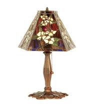 Meyda Green 81619 - 19" High Oriental Peony Accent Lamp