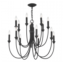 Troy Orange F1014-FOR - Cate Chandelier