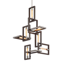 Troy Orange F6187-TBZ/SS - Enigma Chandelier