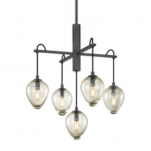 Troy Orange F6206-GRA/BCR - Brixton Chandelier