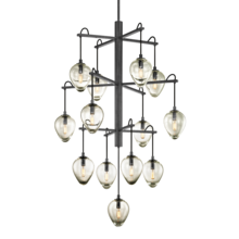 Troy Orange F6208-GRA/BCR - Brixton Chandelier