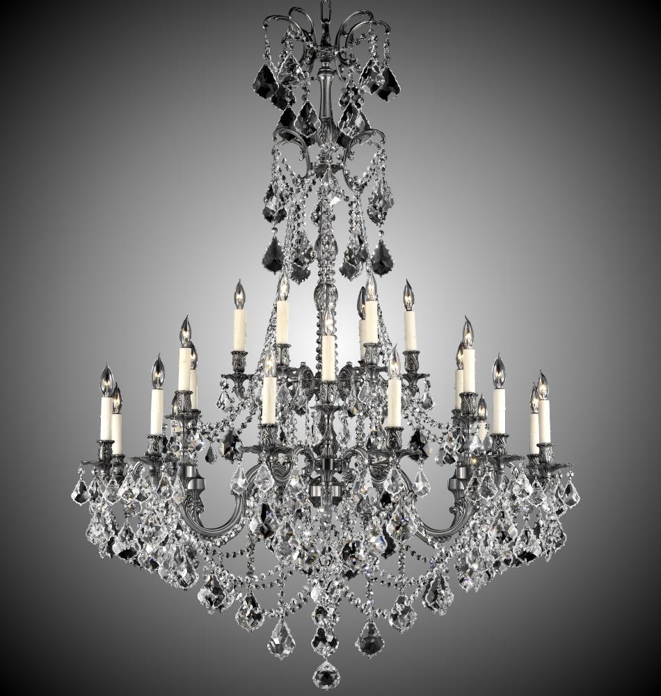 6+18 Light Sterling Chandelier