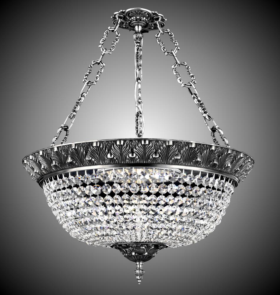 22"W 6 Light Corinthian Pendant