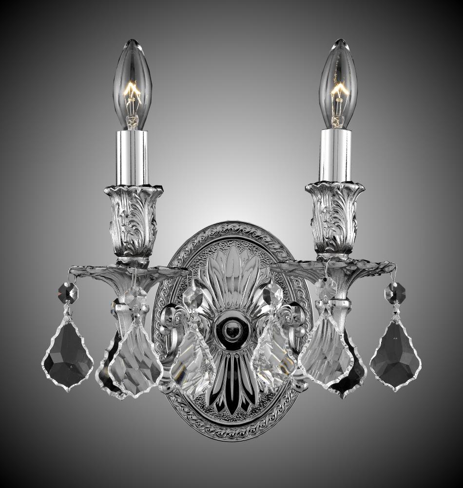 2 Light Circular Wall Sconce