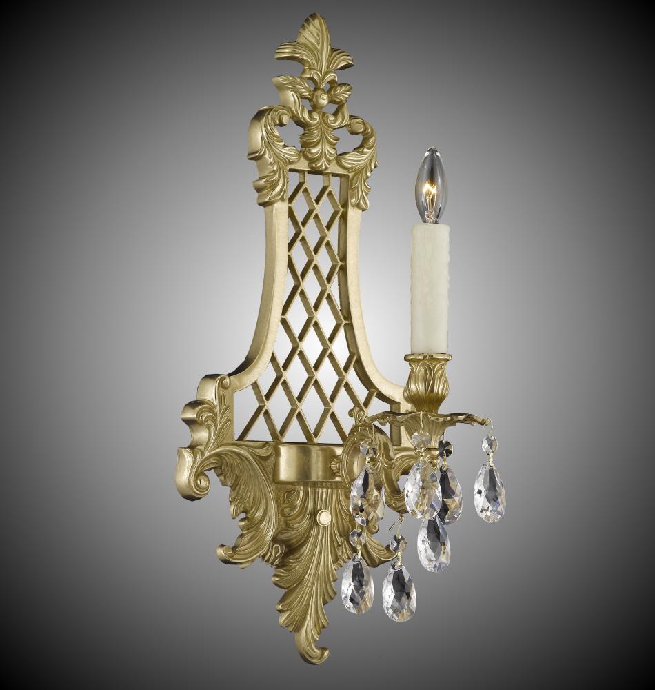 1 Light Lattice Medium Wall Sconce