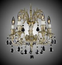 American Brass & Crystal CH2001-O-05S-PI - 5 Light Finisterra Chandelier