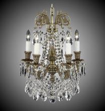 American Brass & Crystal CH2051-A-01G-ST - 5 Light Finisterra with draping Chandelier