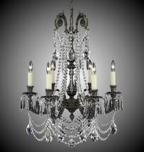 American Brass & Crystal CH2052-O-05S-PI - 6 Light Finisterra with draping Chandelier