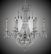 American Brass & Crystal CH2141-P-05S-ST - 6+ 3 Light Finisterra Chandelier