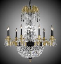 American Brass & Crystal CH2143-P-02G-PI - 9+9 Light Finisterra Chandelier