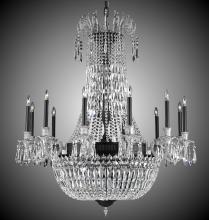 American Brass & Crystal CH2144-P-07G-ST - 12+ 12 Light Finisterra Chandelier