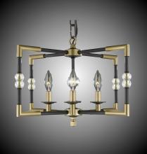 American Brass & Crystal CH3602-32G-ST - 4 Light Magro Cage Chandelier