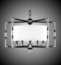 American Brass & Crystal CH3703-32G-36G-ST-PG - 5 Light Magro Drum Shade Chandelier