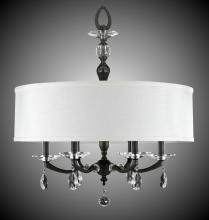 American Brass & Crystal CH5485-O-32G-ST-GL - 24 inch Kensington Empire Drum Shade Chandelier