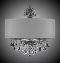 American Brass & Crystal CH6512-A-01G-ST-GL - 5 Light Llydia Chandelier