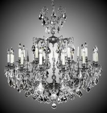 American Brass & Crystal CH7038-B-04G-PI - 16+8 Light Parisian Chandelier